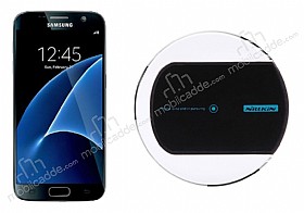 Nillkin Magic Disk II Samsung Galaxy S7 Siyah Kablosuz arj Cihaz