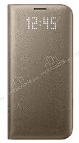 Samsung Galaxy S7 Orjinal LED Cover Gold Klf