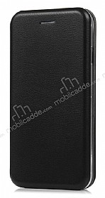 Samsung Galaxy Note 10 Lite Curve Manyetik Kapakl Siyah Deri Klf