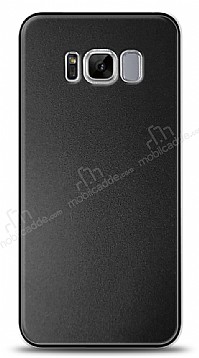 Samsung Galaxy S8 Metal Siyah Rubber Klf