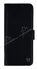 Kar Deluxe Samsung Galaxy S8 Plus Czdanl Yan Kapakl Siyah Deri Klf