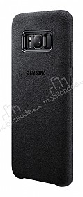 Samsung Galaxy S8 Plus Orjinal Alcantara Set Siyah Klf
