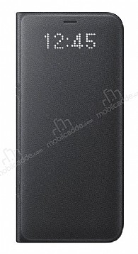 Samsung Galaxy S8 Plus Orjinal Led Wallet Cover Siyah Klf