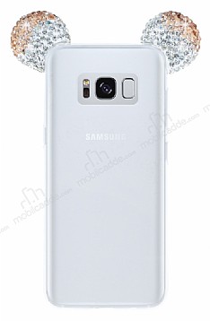 Samsung Galaxy S8 Plus Tal Kulakl Gold Silikon Klf