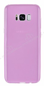 Samsung Galaxy S8 Plus Ultra nce effaf Pembe Silikon Klf