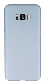 Samsung Galaxy S8 Tam Kenar Koruma Silver Rubber Klf
