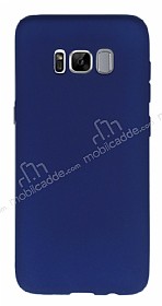 Samsung Galaxy S8 Ultra nce Mat Lacivert Silikon Klf