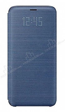 Samsung Galaxy S9 Orjinal Led View Mavi Klf
