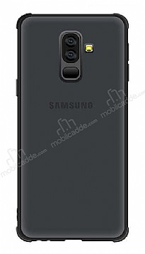 Samsung Galaxy S9 Plus Buzlu Siyah Rubber Klf