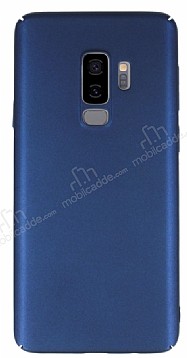 Samsung Galaxy S9 Plus Tam Kenar Koruma Lacivert Rubber Klf