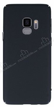 Samsung Galaxy S9 Tam Kenar Koruma Siyah Rubber Klf