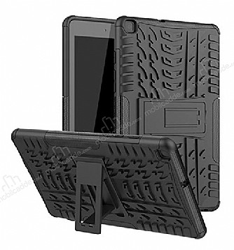 Samsung Galaxy Tab A 8.0 T290 Ultra Sper Koruma Standl Siyah Klf