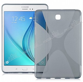 Samsung Galaxy Tab S2 3G 9.7 Type Desenli effaf Siyah Silikon Klf