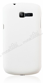 Samsung Galaxy Trend Lite S7390 Sert Mat Beyaz Rubber Klf