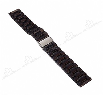 Samsung Galaxy Watch 3 45 mm effaf Siyah Silikon Kordon