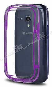 Samsung i8190 Galaxy S3 mini Bumper ereve Mor Klf