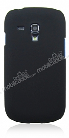 Samsung i8190 Galaxy S 3 Mini Sert Mat Siyah Rubber Klf