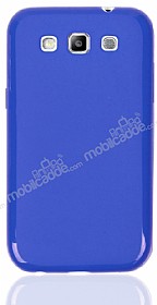 Samsung i8550 Galaxy Win Mavi Silikon Klf