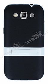 Samsung i8550 Galaxy Win Standl Siyah Silikon Klf