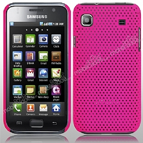 Samsung i9000 Galaxy S Pembe Delikli Klf
