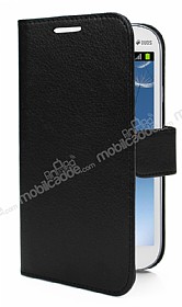 Samsung Galaxy Grand Standl Czdanl Siyah Deri Klf