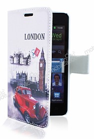 Samsung i9100 Galaxy S2 London Czdanl Yan Kapakl Klf