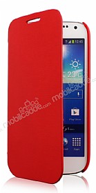 Samsung i9190 Galaxy S4 mini nce Yan Kapakl Krmz Klf