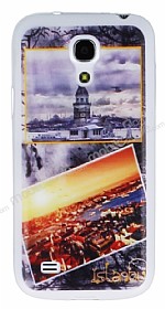 Samsung i9190 Galaxy S4 mini stanbul Kartpostal Ultra nce Silikon Klf