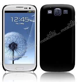 Samsung Galaxy S3 / S3 Neo Mat Siyah Rubber Klf