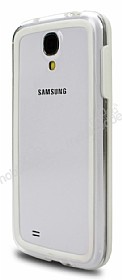 Samsung i9500 Galaxy S4 Bumper Beyaz ereve Klf