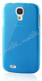 Samsung i9500 Galaxy S4 Ultra nce Mavi Rubber Klf