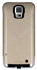 Samsung i9600 Galaxy S5 Bataryal Gold Klf