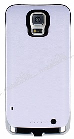 Samsung i9600 Galaxy S5 Bataryal Beyaz Klf