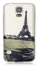 Samsung i9600 Galaxy S5 Eiffel Ultra nce Silikon Klf