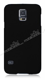 Samsung i9600 Galaxy S5 Sert Mat Siyah Rubber Klf