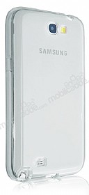 Samsung N7100 Galaxy Note 2 Ultra Koruma effaf Silikon Klf