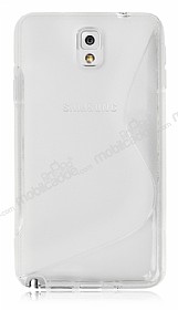 Samsung N7500 Galaxy Note 3 Neo Desenli Beyaz Silikon Klf