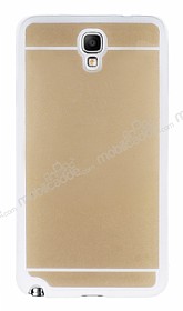 Samsung N7500 Galaxy Note 3 Neo erit Parlak Gold Silikon Klf