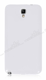 Samsung N7500 Galaxy Note 3 Neo Beyaz Silikon Klf