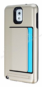 Samsung N9000 Galaxy Note 3 Kartlkl Ultra Koruma Gold Klf