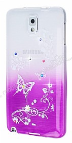 Samsung N9000 Galaxy Note 3 Tal Mor Kelebek Silikon Klf