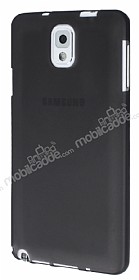 Samsung N9000 Galaxy Note 3 Ultra nce effaf Siyah Rubber Klf