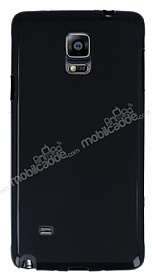 Samsung N9100 Galaxy Note 4 Siyah Silikon Klf