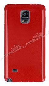 Samsung N9100 Galaxy Note 4 Krmz Silikon Klf