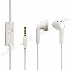 Samsung Orjinal Beyaz Mikrofonlu Kulaklk