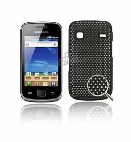 Samsung S5660 Galaxy Gio Siyah Delikli Klf