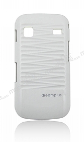 Samsung S5660 Galaxy Gio Desenli Beyaz Sert Parlak Rubber Klf