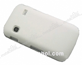 Samsung S5660 Galaxy Gio Beyaz Silikon Klf