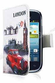 Samsung S6310 Galaxy Young London Czdanl Yan Kapakl Klf