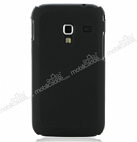 Samsung S7500 Galaxy Ace Plus Siyah Sert Rubber Klf